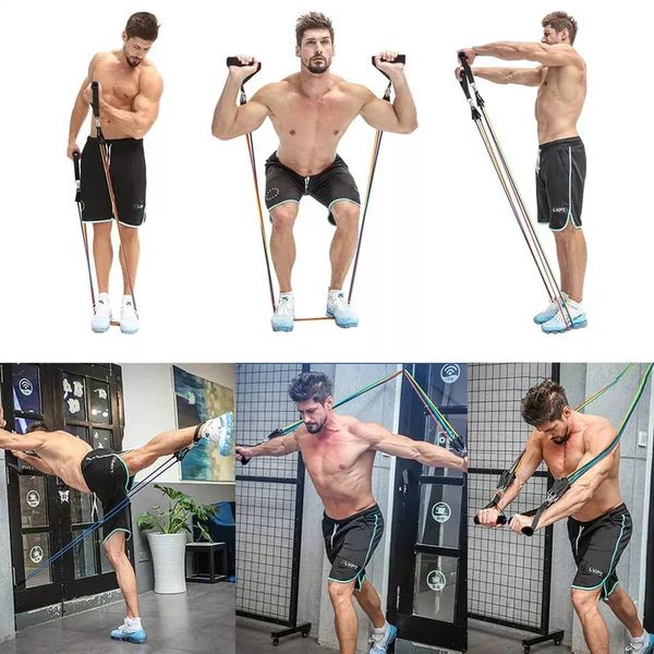 Body Building Resistance Bands Set